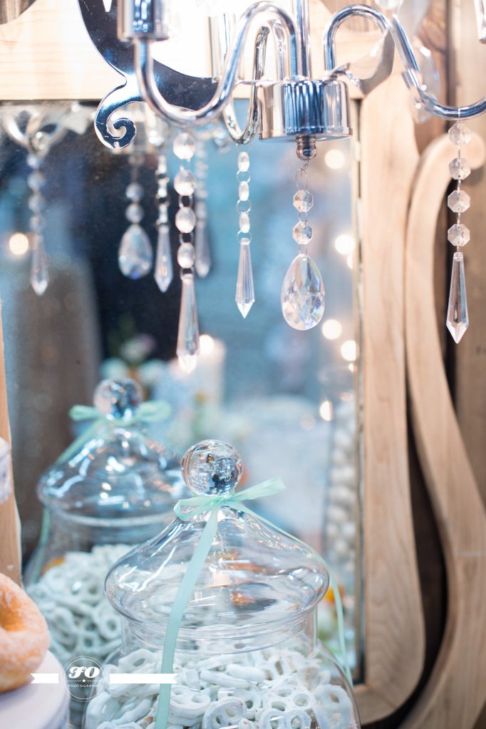 Just when you think dessert couldn't get more delicious; we add a chandelier, an antique dresser and a barn wood backdrop to the menu.